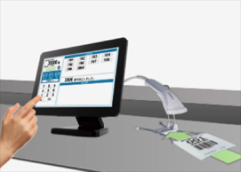 10インチタブレット番号表示機