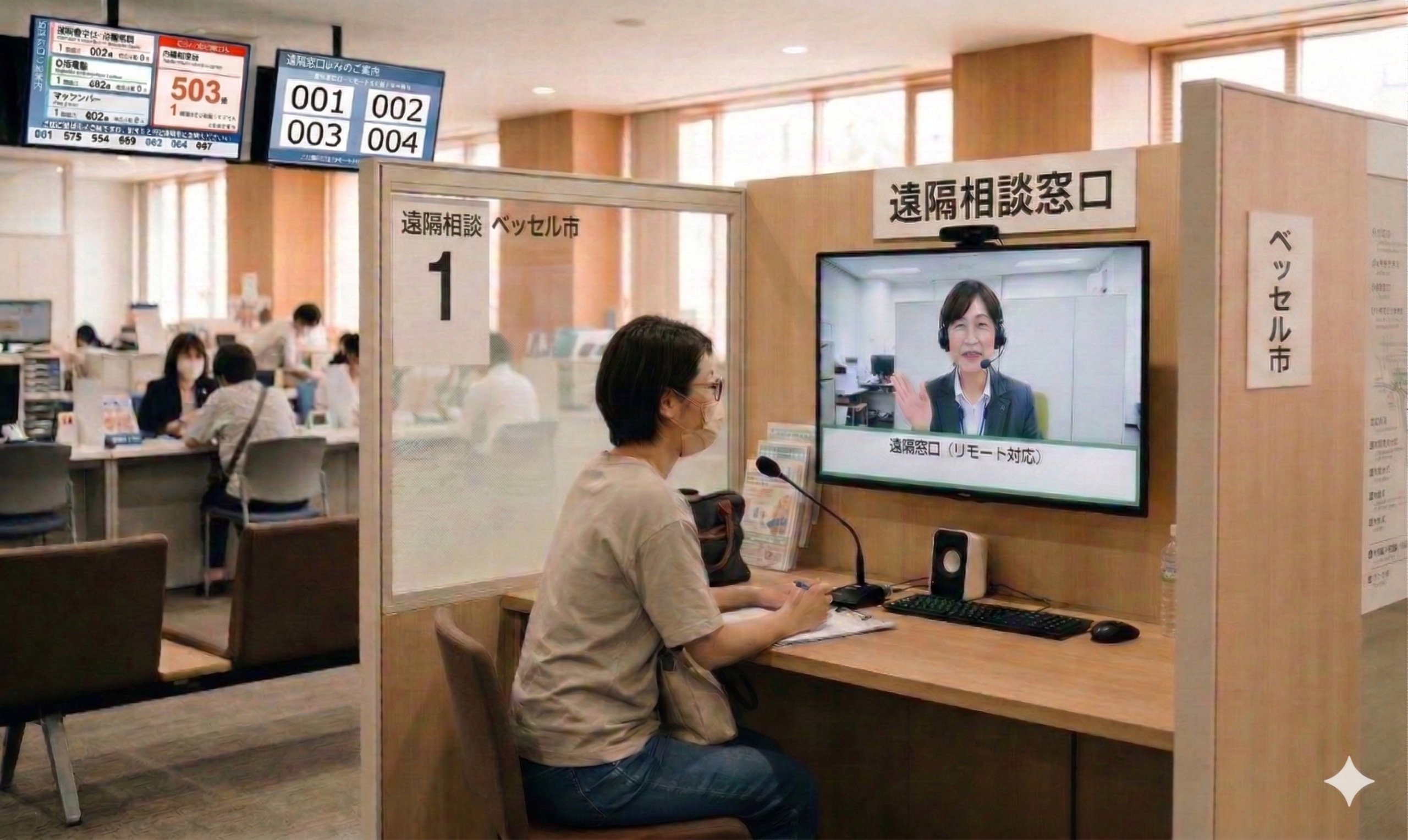 オンライン相談窓口の活用方法(支所間連携)